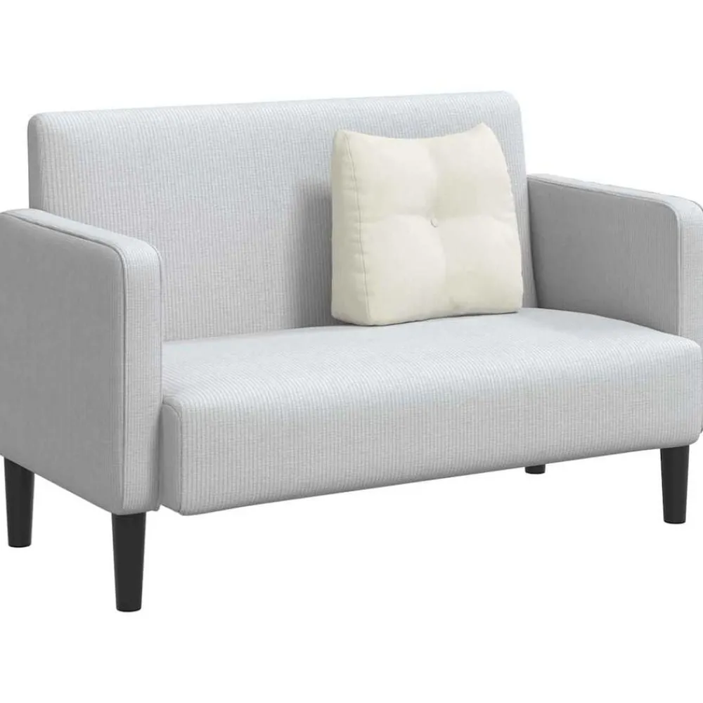 vidaXL Coussin de Dos Crème 45 x 24 x 50 cm Velours