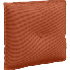 vidaXL Coussin de Dos 50 x 45 cm Tissu en velours côtelé