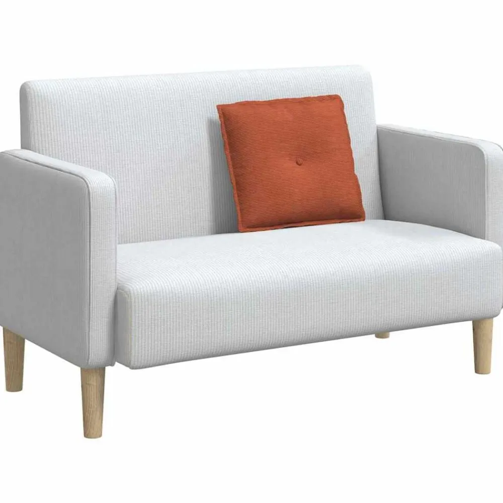 vidaXL Coussin de Dos 50 x 45 cm Tissu en velours côtelé