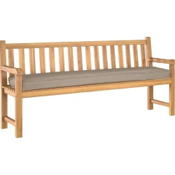 Décorations-vidaXL Coussin de palette 180 x 40 x 8 cm Tissu Oxford Taupe