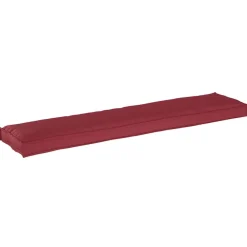 Décorations-vidaXL Coussin de palette 180 x 40 x 8 cm Tissu Oxford Bordeaux