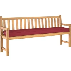 Décorations-vidaXL Coussin de palette 180 x 40 x 8 cm Tissu Oxford Bordeaux
