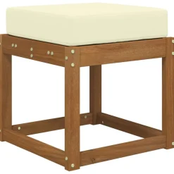 vidaXL Coussin de Siège d'Extérieur Crème 40 x 40 x 8 cm
