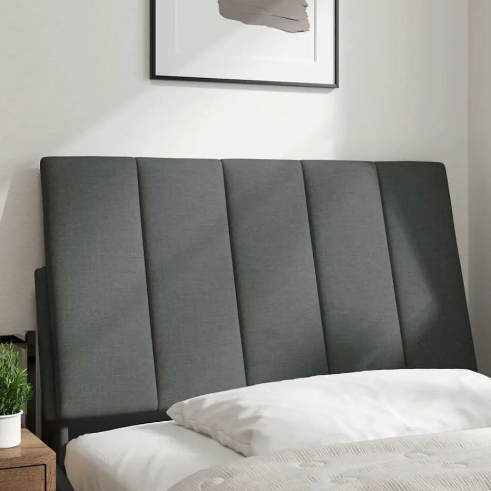 vidaXL Coussin de tête de lit Hanko 80 cm tissu
