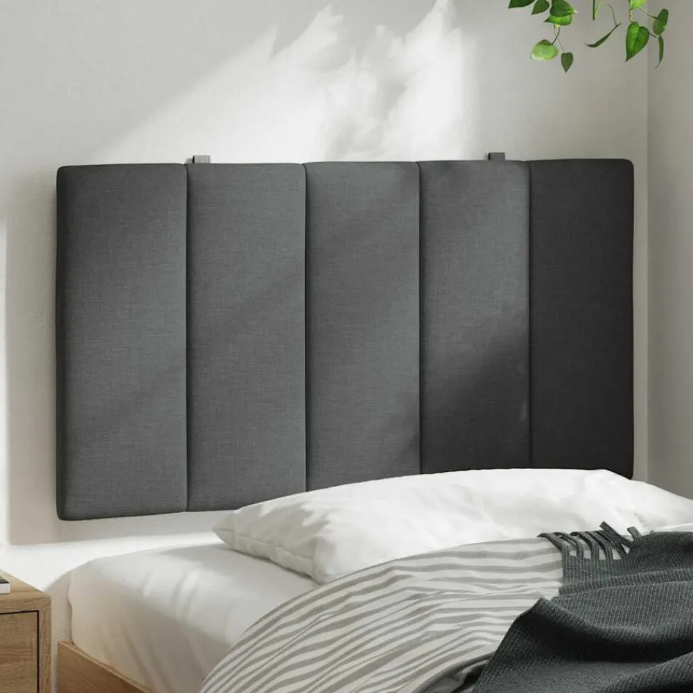 vidaXL Coussin de tête de lit Hanko 80 cm tissu