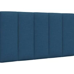 Lits & Accessoires-vidaXL Coussin de tête de lit Hanko 80 cm tissu Bleu