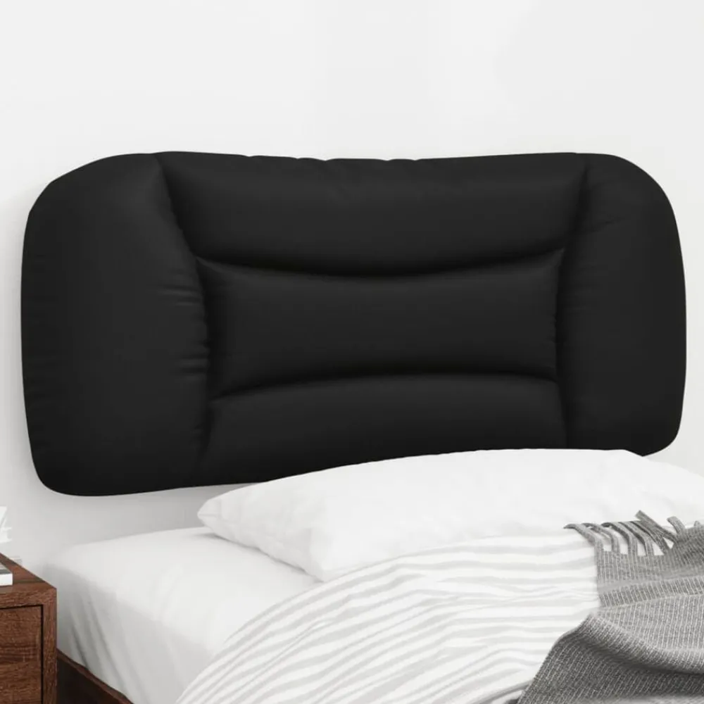 Lits & Accessoires-vidaXL Coussin de tête de lit Hvar 80 cm similicuir Noir