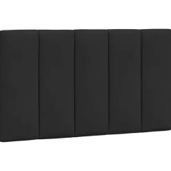 Lits & Accessoires-vidaXL Coussin de tête de lit Hanko 80 cm velours Noir