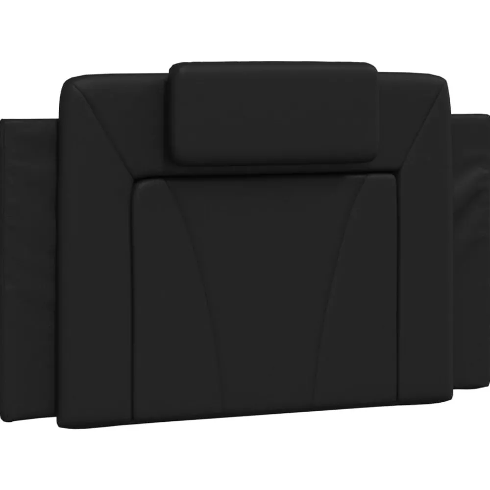 Lits & Accessoires-vidaXL Coussin de tête de lit Viana 80 cm similicuir Noir
