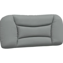 Lits & Accessoires-vidaXL Coussin de tête de lit Hvar 80 cm tissu Gris clair