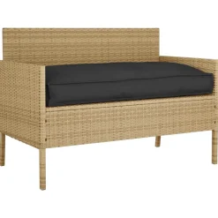 Décorations-vidaXL Coussin 120 x 60 x 12 cm Tissu Oxford Noir