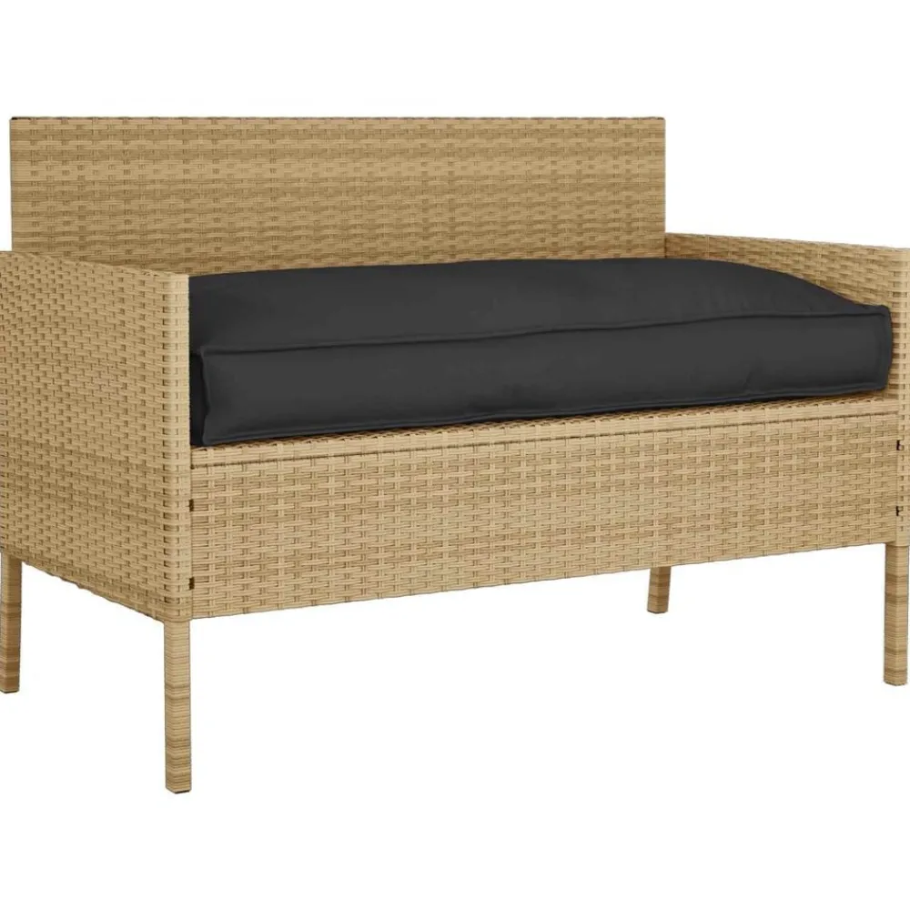 Décorations-vidaXL Coussin 120 x 60 x 12 cm Tissu Oxford Noir