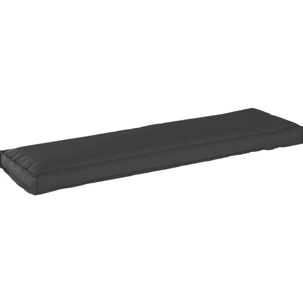 Décorations-vidaXL Coussin 140 x 40 x 8 cm Tissu Oxford Noir