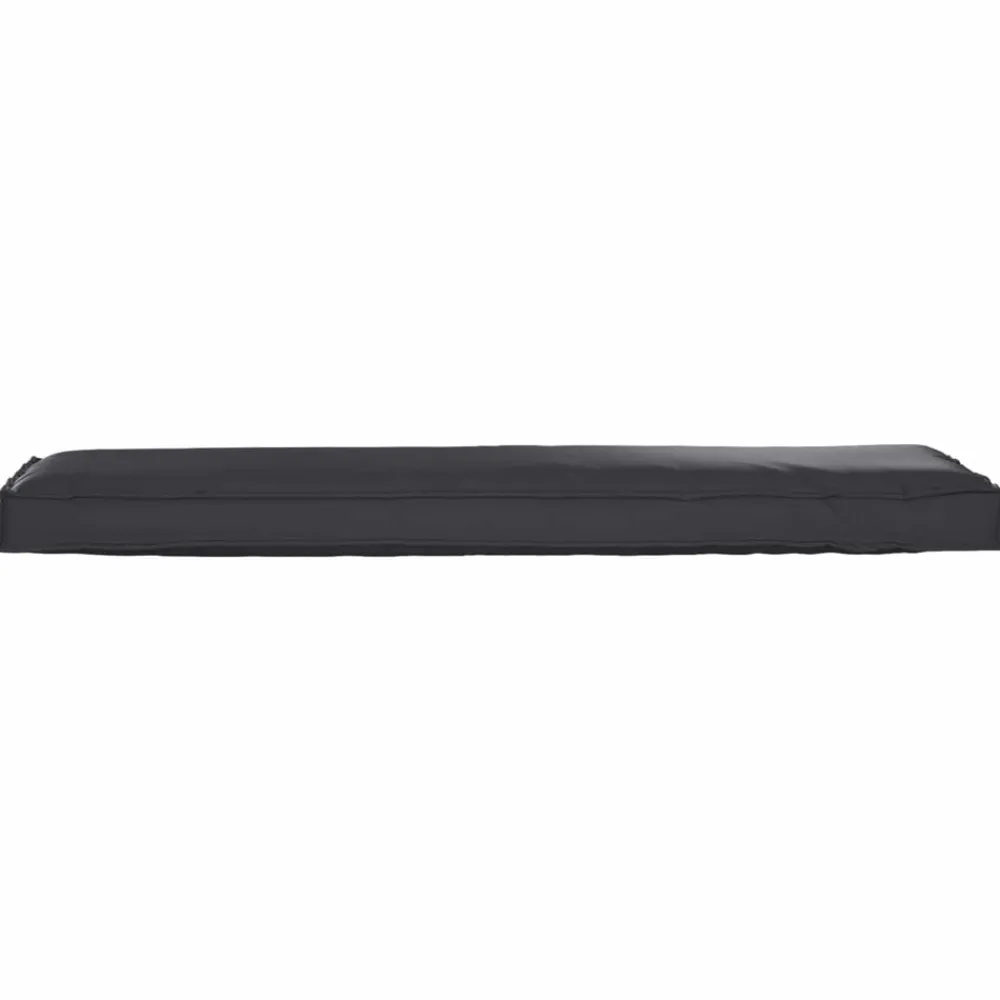 Décorations-vidaXL Coussin 140 x 40 x 8 cm Tissu Oxford Noir