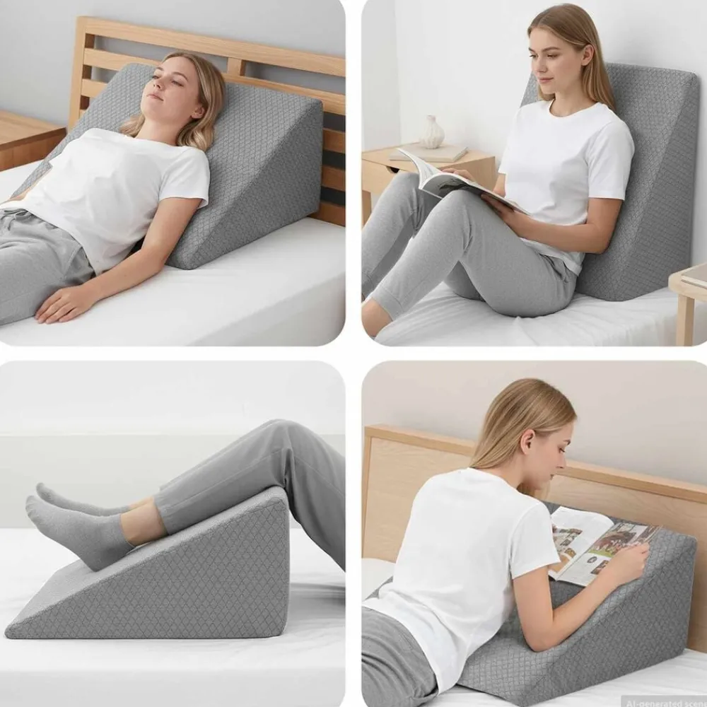 vidaXL Coussin pour les jambes Uni 60 x 50 x 30 cm