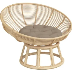 vidaXL Coussin rond Ø 60 x11 cm tissu oxford