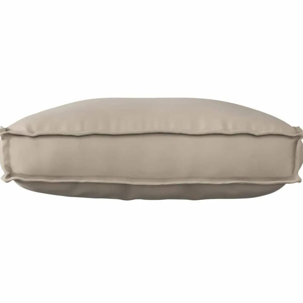 Décorations-vidaXL Coussin 70 x 40 x 12 cm Tissu Oxford Taupe
