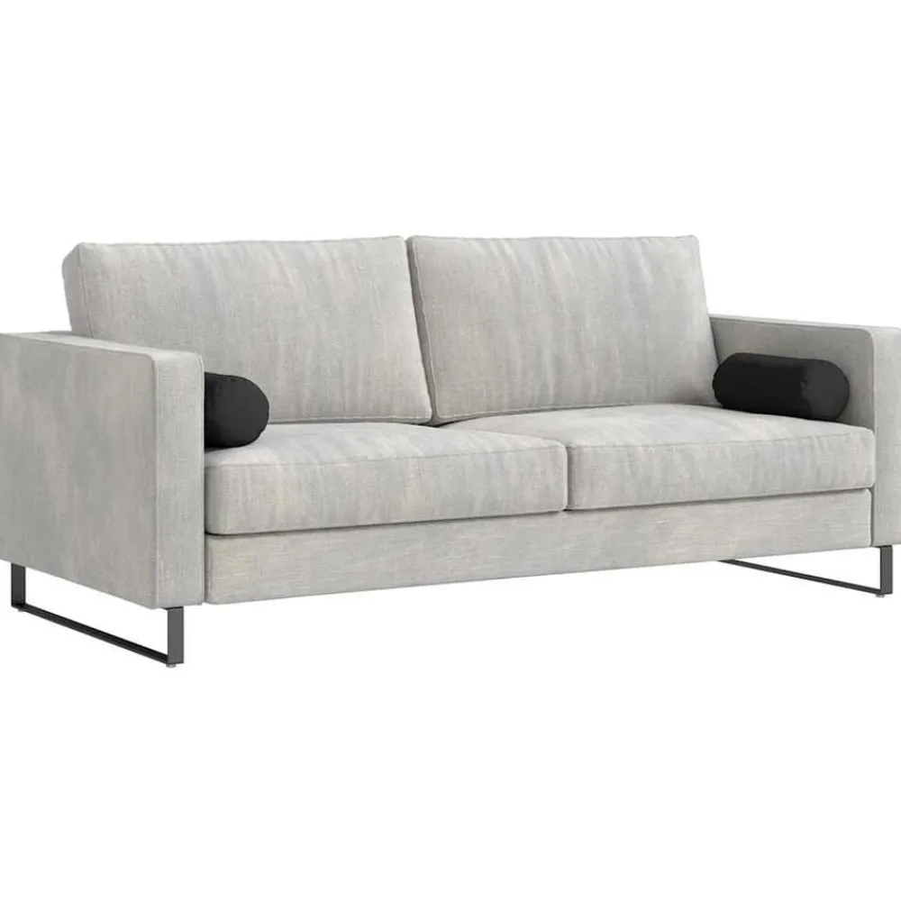 vidaXL Coussins d'accent 2 pcs Ø 15 x 40 cm Tissu en microfibre