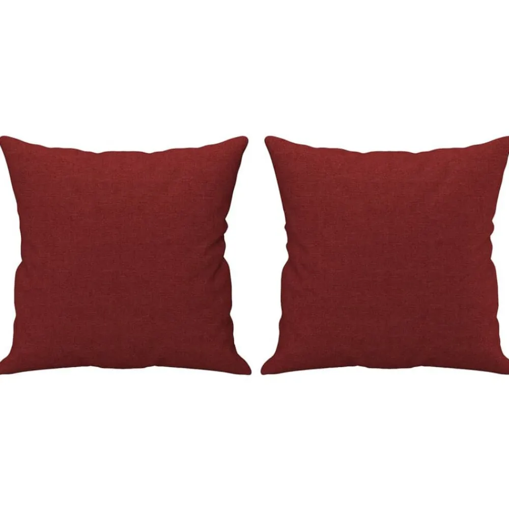 vidaXL Coussins décoratifs lot de 2 40x40 cm Tissu