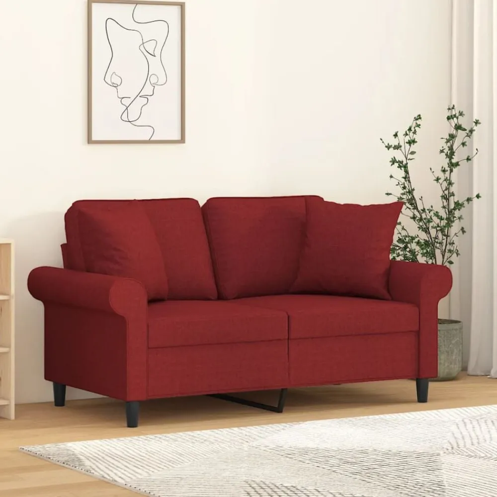 vidaXL Coussins décoratifs lot de 2 40x40 cm Tissu