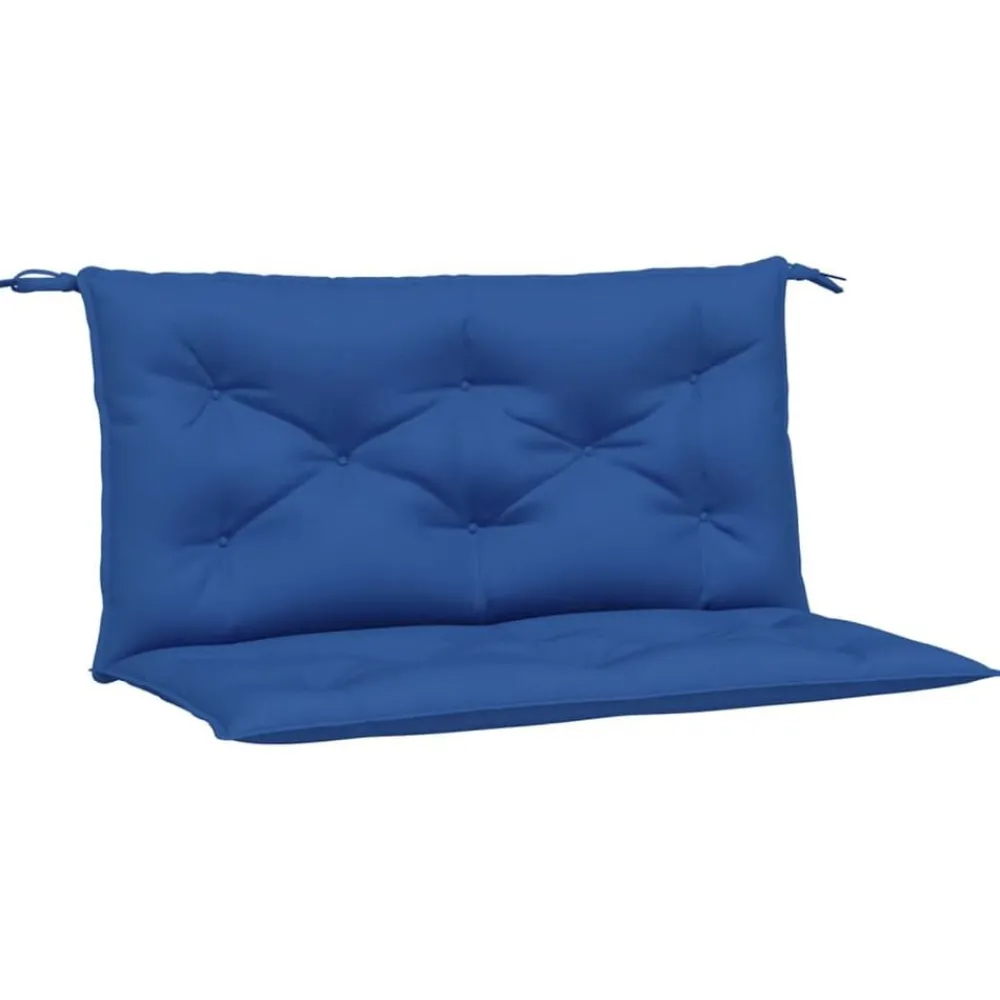 Décorations-vidaXL Coussins de banc de jardin lot de 2 tissu oxford Bleu royal