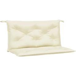 Décorations-vidaXL Coussins de banc jardin lot de 2 crème 100x50x7 cm tissu oxford Crème