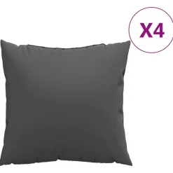 vidaXL Coussins de canapé 4 pcs 40x40 cm tissu