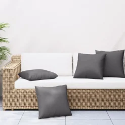 vidaXL Coussins de canapé 4 pcs 40x40 cm tissu