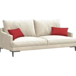 Décorations-vidaXL Coussins de canapé 2 pcs 50 x 30 cm tissu Rouge