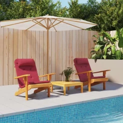vidaXL Coussins de chaise adirondack lot de 2