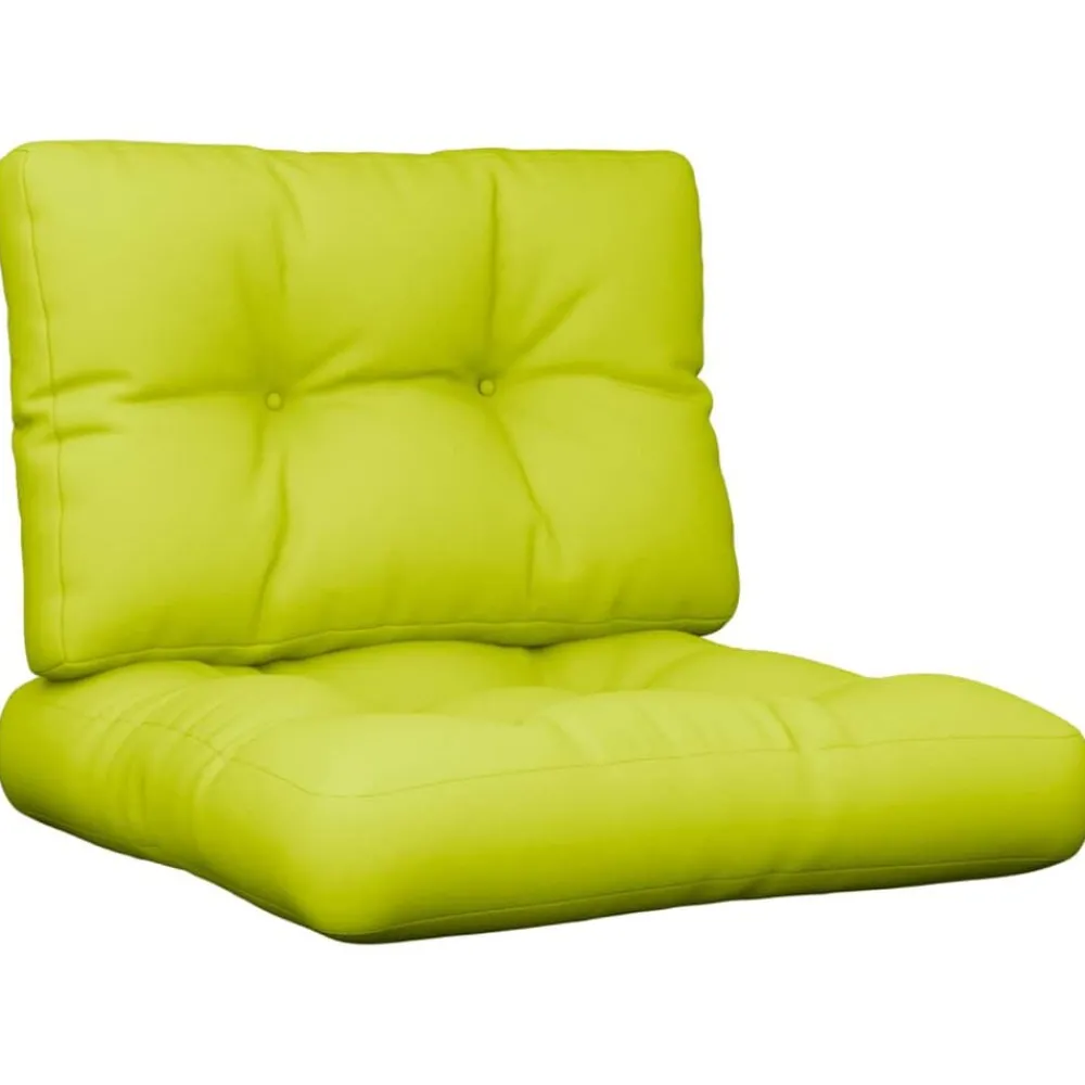 vidaXL Coussins de palette lot de 2 tissu