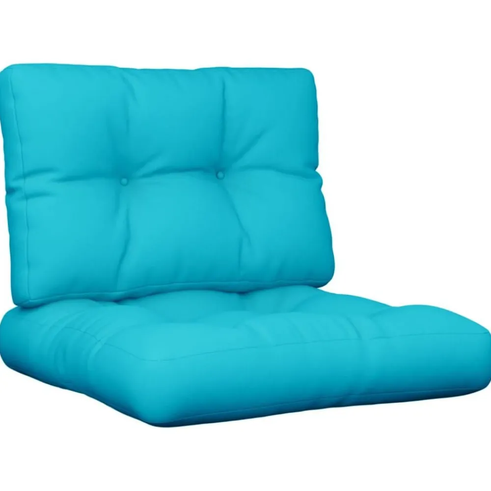 vidaXL Coussins de palette lot de 2 tissu