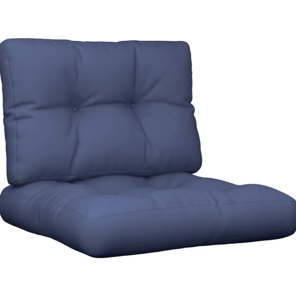 vidaXL Coussins de palette lot de 2 tissu