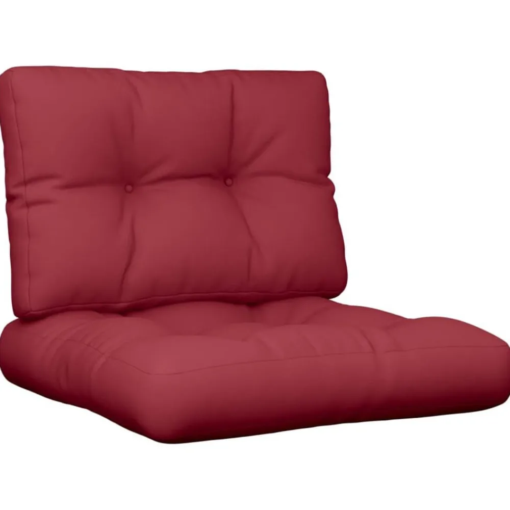 vidaXL Coussins de palette lot de 2 tissu