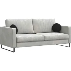 Décorations-vidaXL Coussins de siège 2 pcs Ø30 x 13 cm tissu Noir