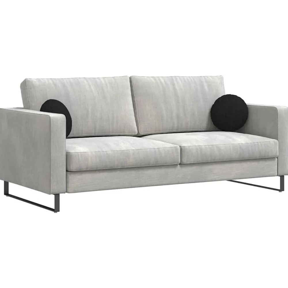 Décorations-vidaXL Coussins de siège 2 pcs Ø30 x 13 cm tissu Noir