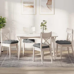 vidaXL Coussins de siège 4 pcs 40 x 40 cm