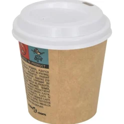 Restauration-vidaXL Couvercles de tasses à café en papier Ø60 mm 4oz 1000 pcs blanc
