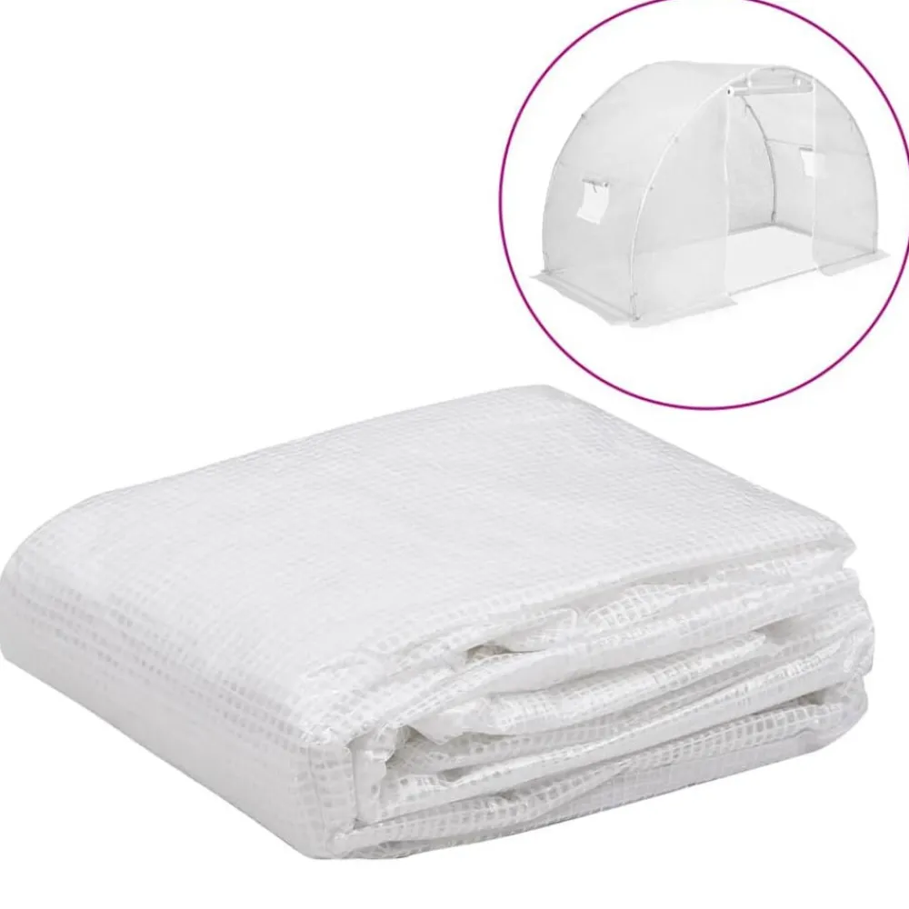 Pelouses & Jardins-vidaXL Couverture de remplacement serre (4,5 m²) 3x1,5x2 m Transparent