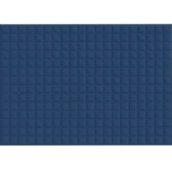Linge-vidaXL Couverture lestée 138x200 cm 6 kg Tissu Bleu
