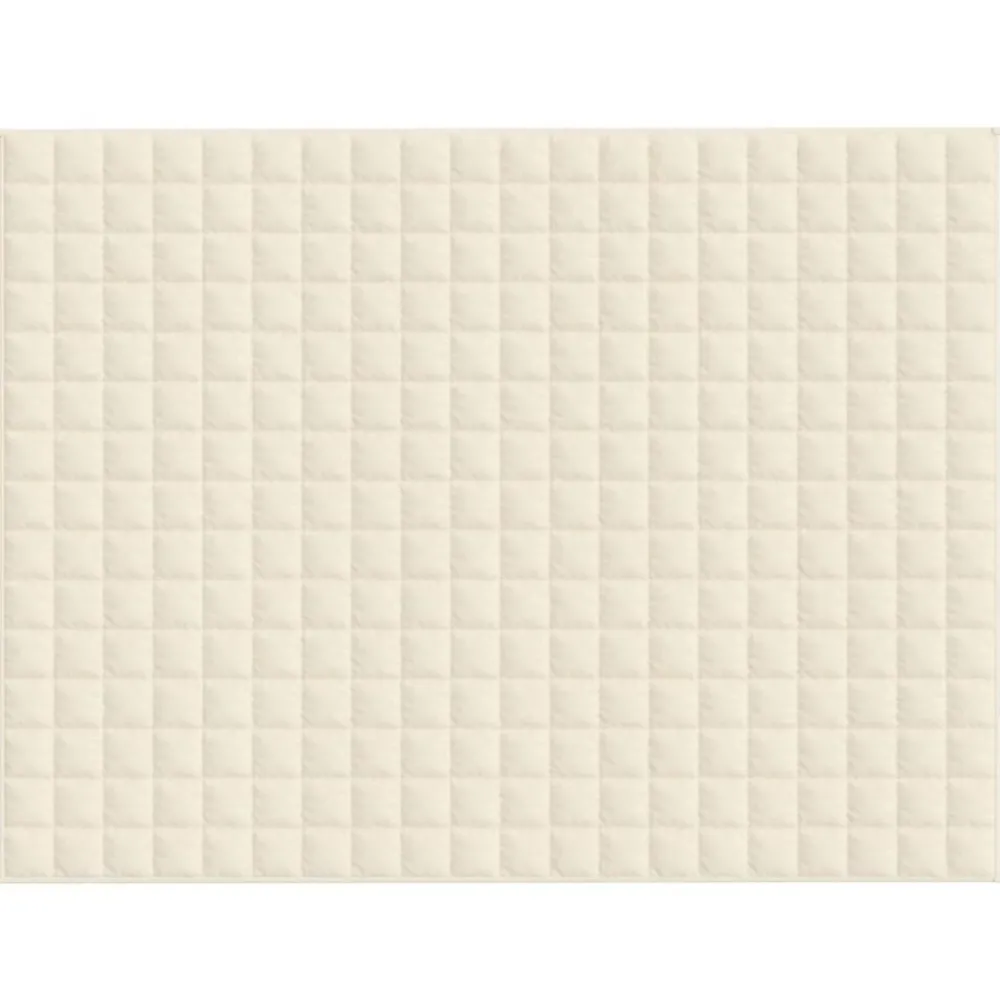 Linge-vidaXL Couverture lestée Crème clair 150x200 cm 11 kg Tissu Crème