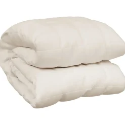 Linge-vidaXL Couverture lestée Crème clair 120x180 cm 5 kg Tissu Crème