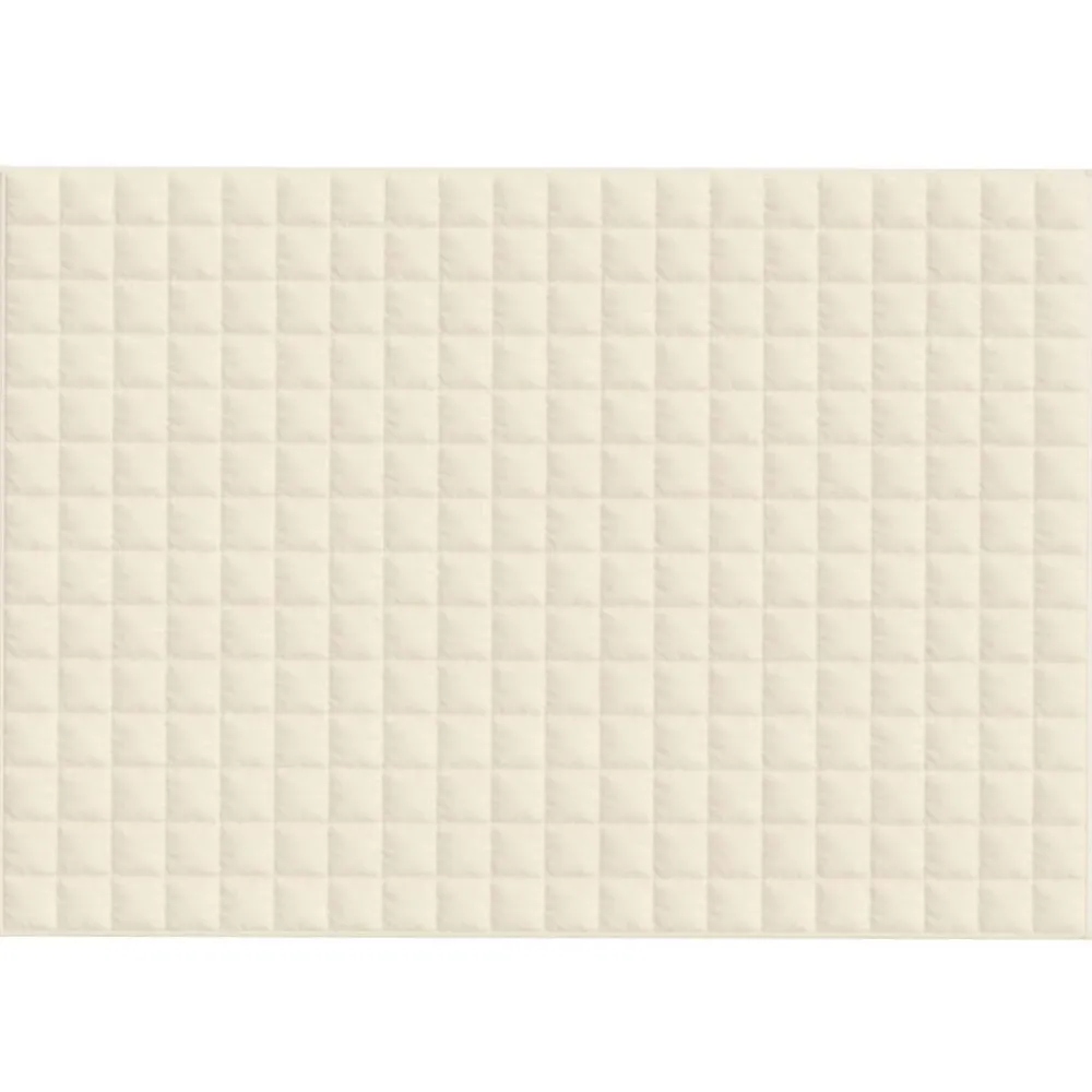 vidaXL Couverture lestée Crème clair 138x200 cm 6 kg Tissu