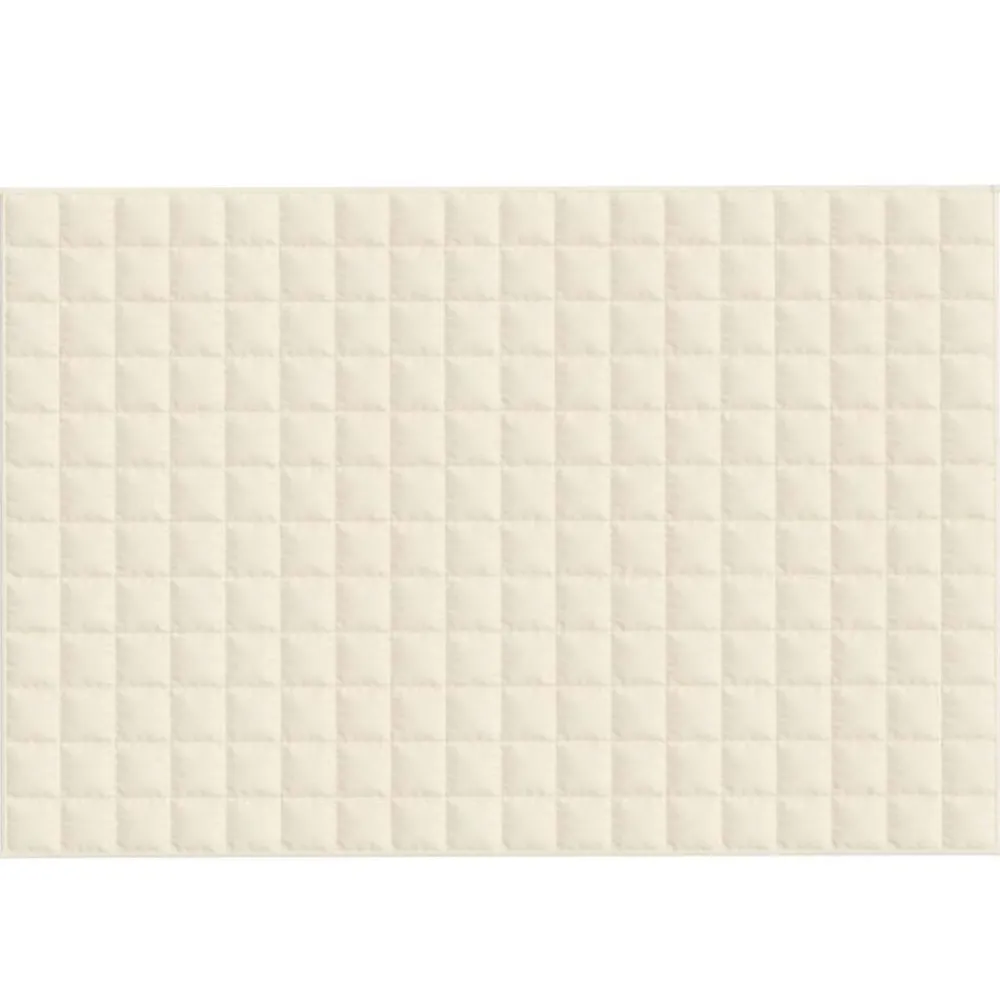 vidaXL Couverture lestée Crème clair 120x180 cm 9 kg Tissu