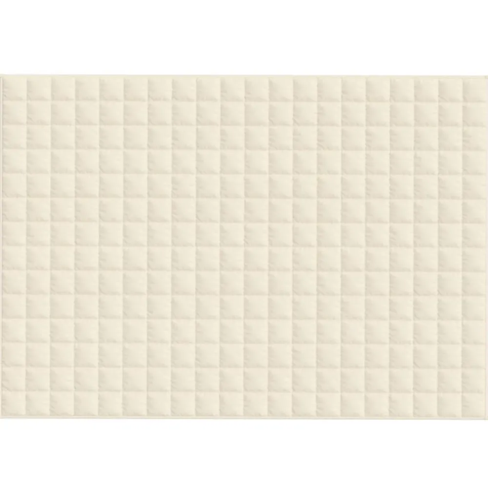 Linge-vidaXL Couverture lestée Crème clair 138x200 cm 10 kg Tissu Crème