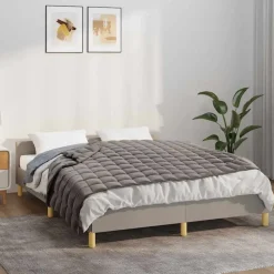 vidaXL Couverture lestée 150x200 cm 11 kg Tissu