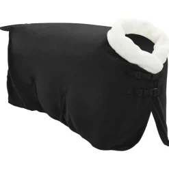 Loisirs De Plein Air-vidaXL Couverture Équine 75 cm Fleece polaire Noir