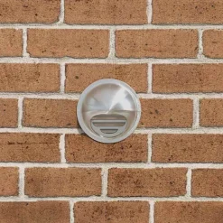 Appareils Électroménagers-vidaXL Couvre-vent Air 2 pcs Argent 100 mm Acier inoxydable