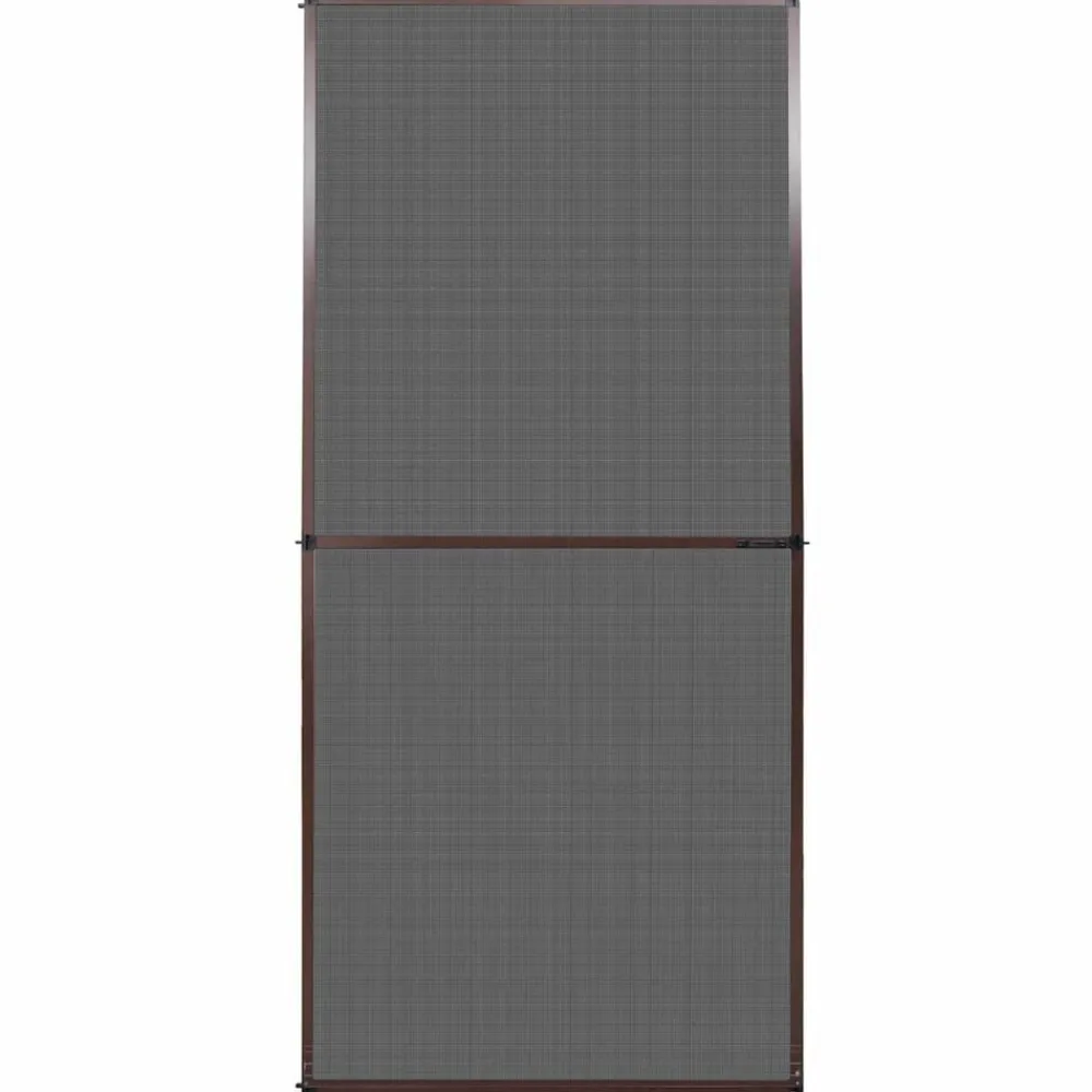 vidaXL Écran anti-insectes à charnière et Noir 100 x 215 cm