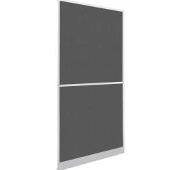 vidaXL Écran anti-insectes à charnière et Noir 100 x 215 cm